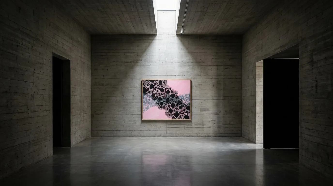 Pink Matter — shown in a space